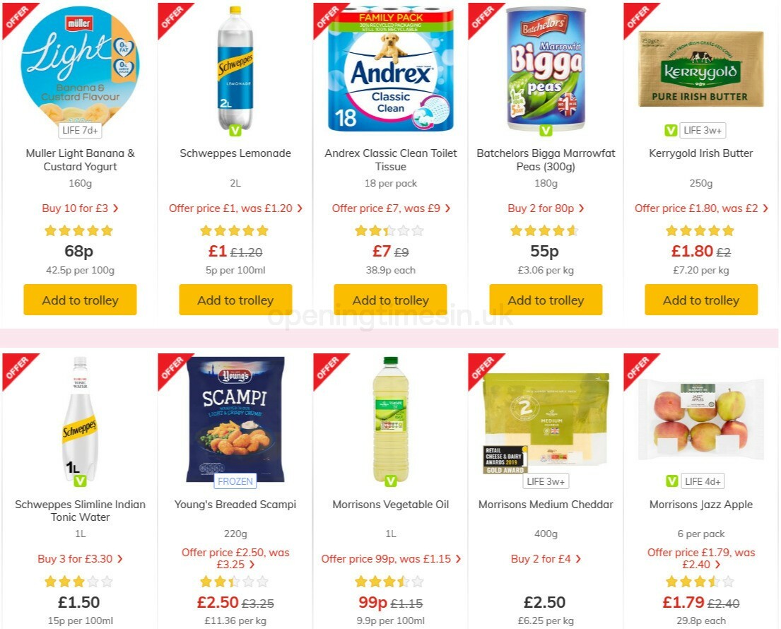 Morrisons Offers from 3 November