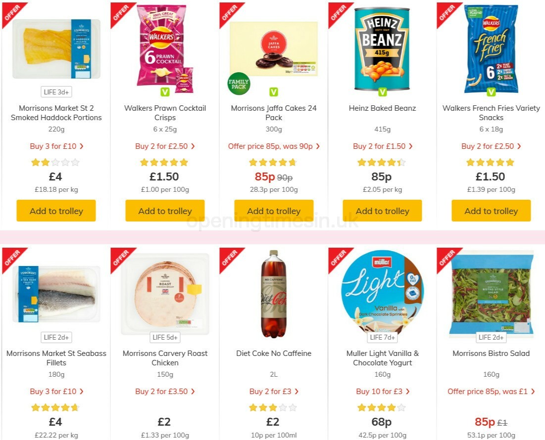 Morrisons Offers from 3 November