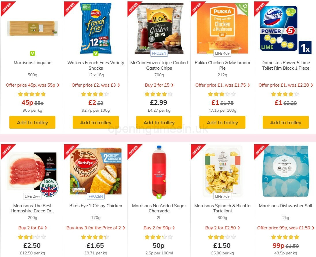 Morrisons Offers from 3 November