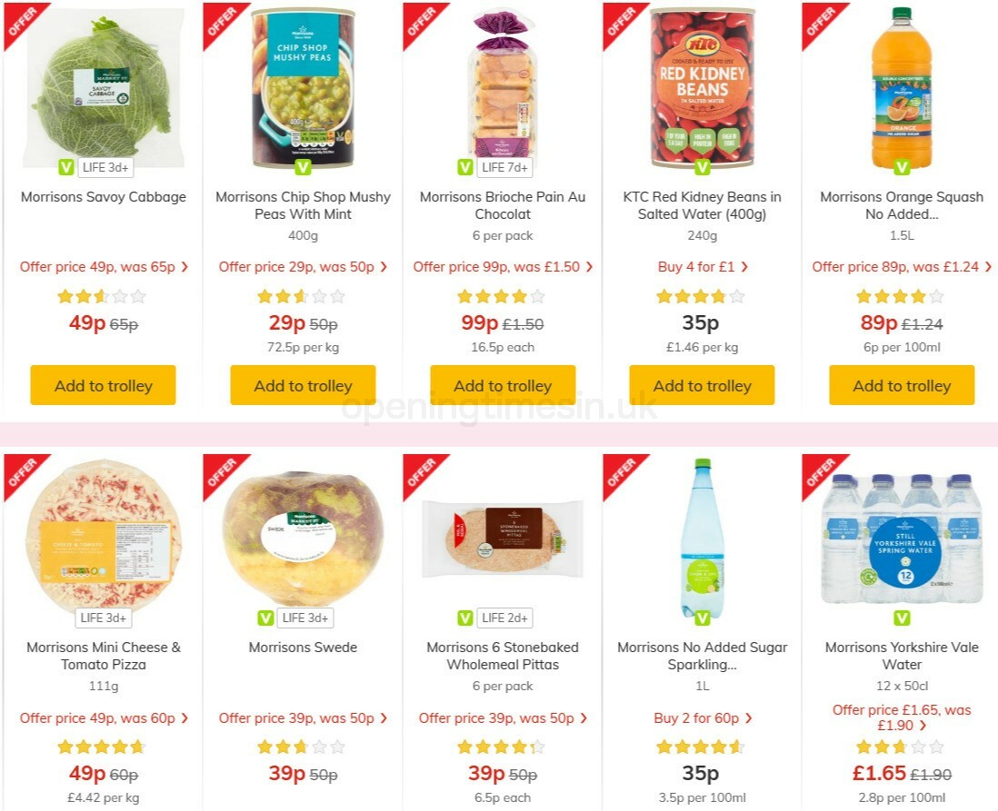 Morrisons Offers from 3 November