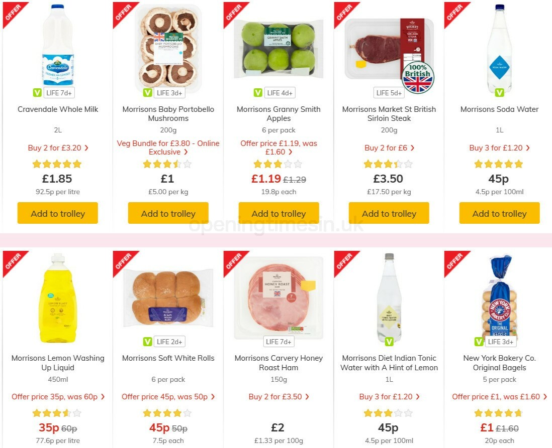 Morrisons Offers from 3 November