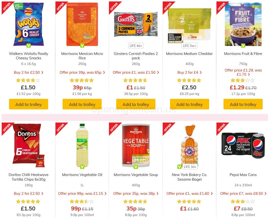 Morrisons Offers from 10 November