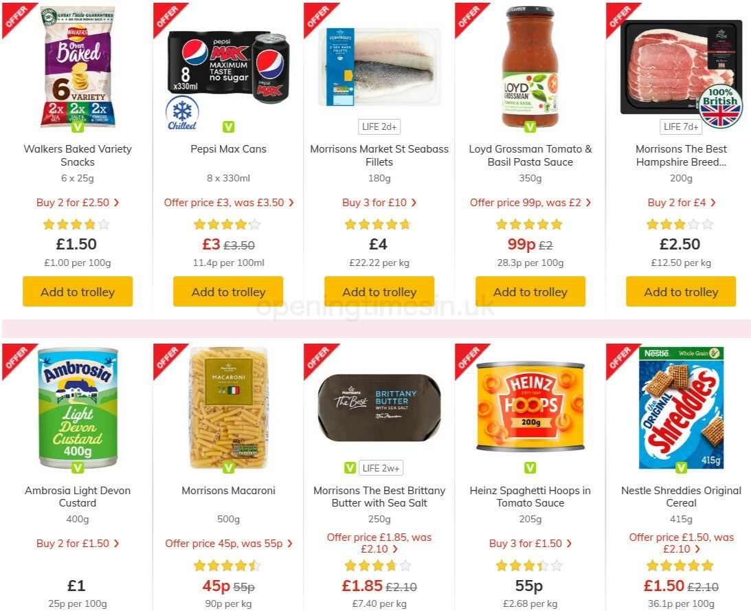 Morrisons Offers from 10 November