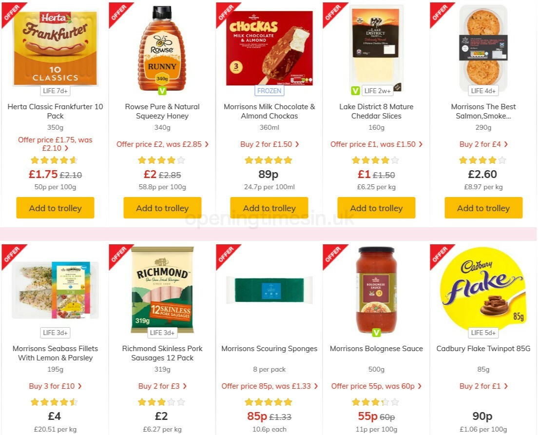 Morrisons Offers from 10 November