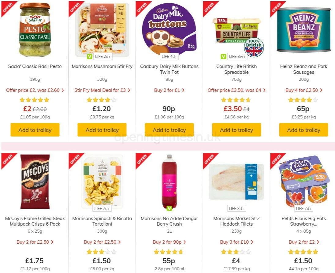 Morrisons Offers from 10 November