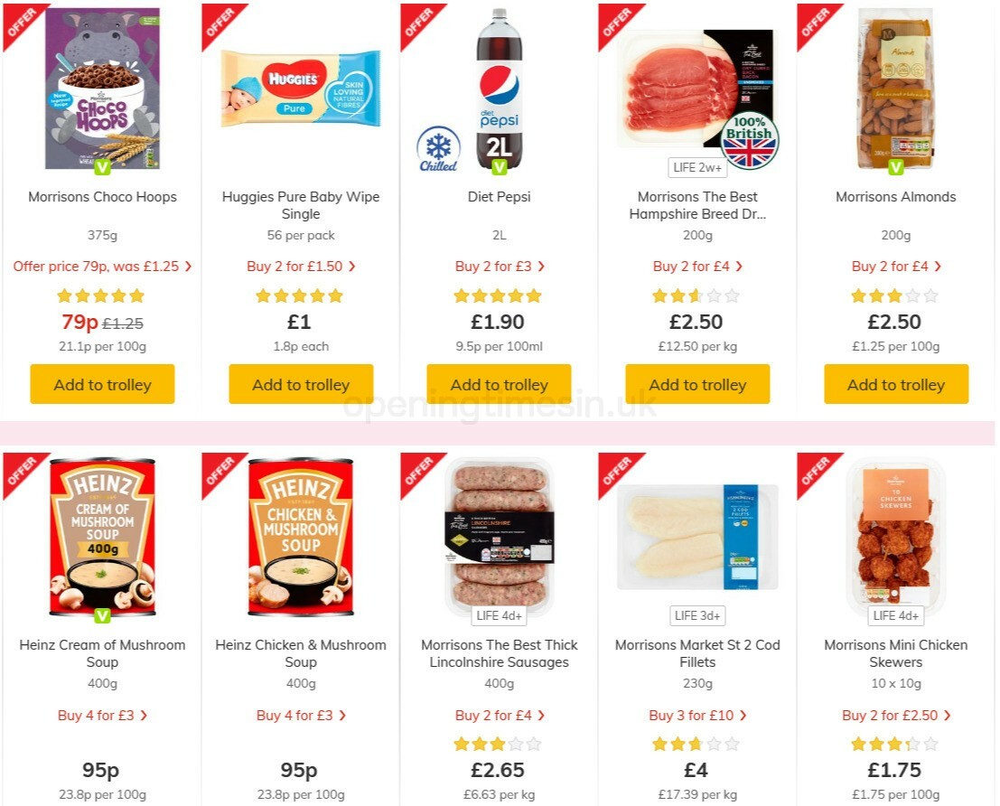 Morrisons Offers from 10 November