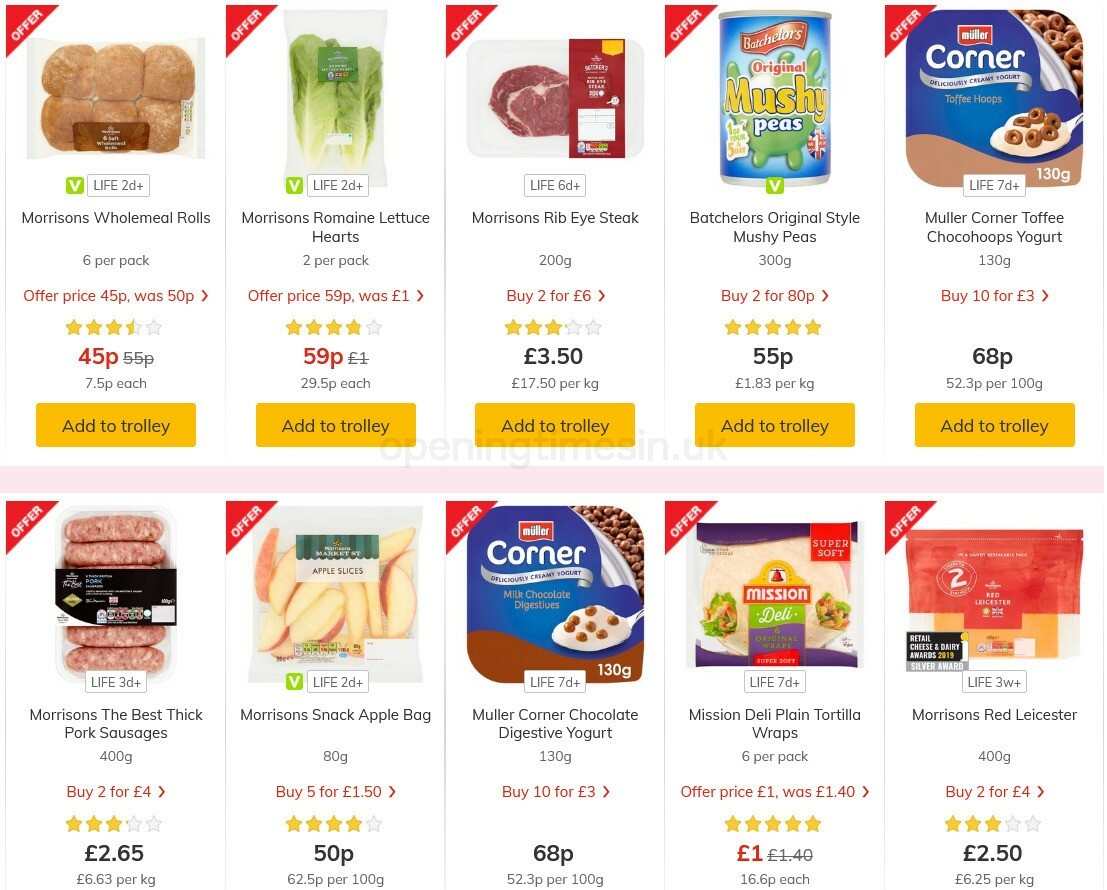 Morrisons Offers from 10 November