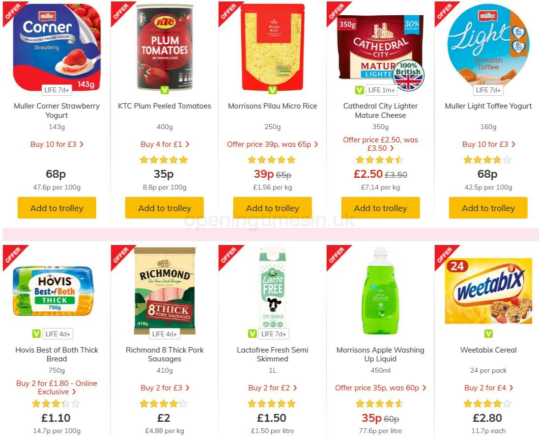 Morrisons Offers from 10 November