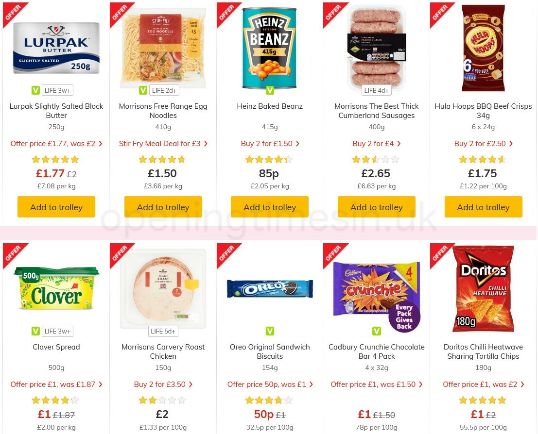 Morrisons Offers from 6 April