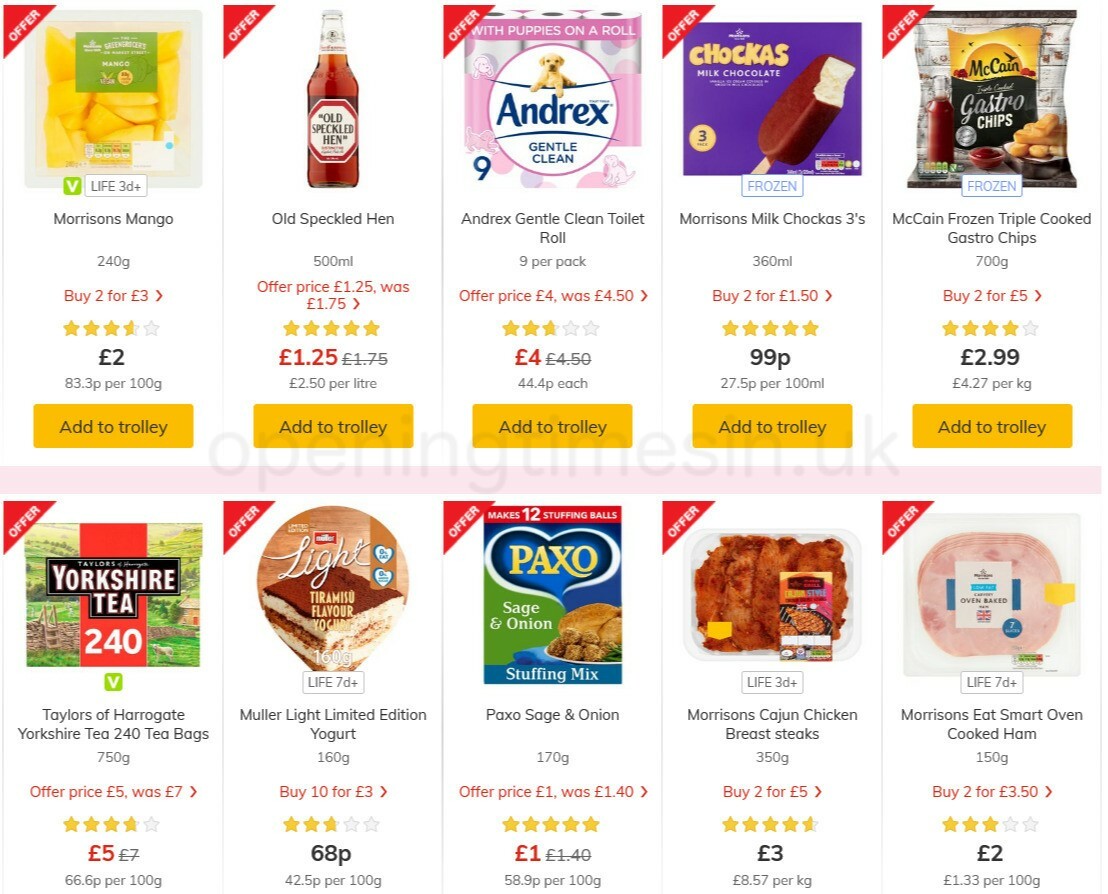 Morrisons Offers from 6 April