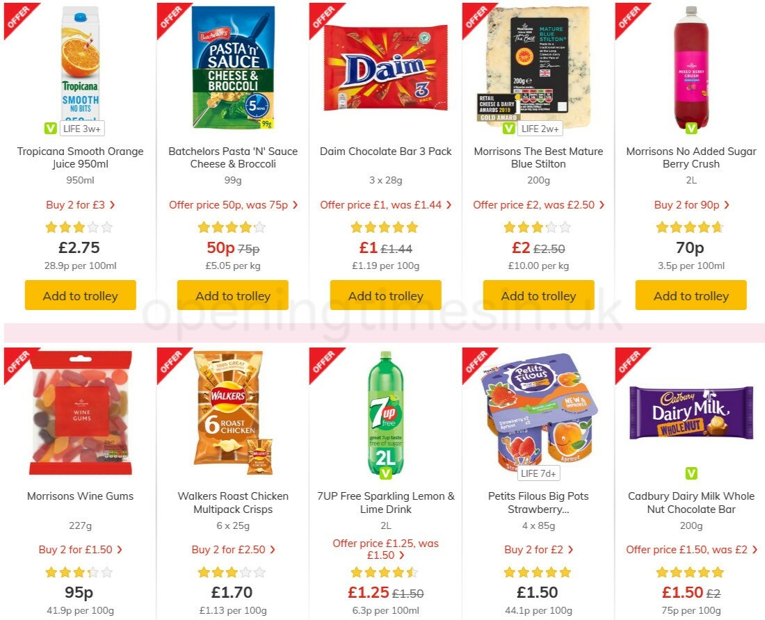 Morrisons Offers from 6 April