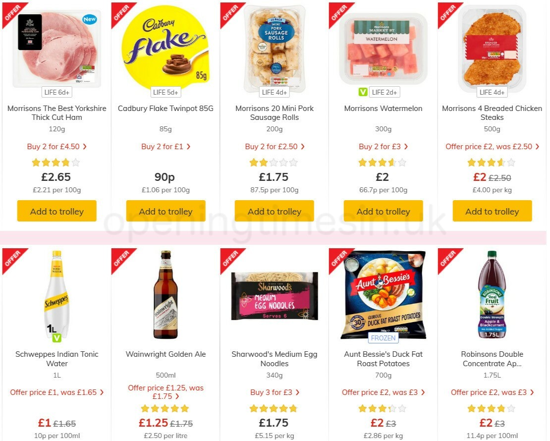 Morrisons Offers from 6 April