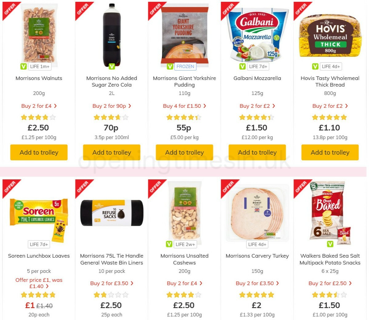 Morrisons Offers from 18 May