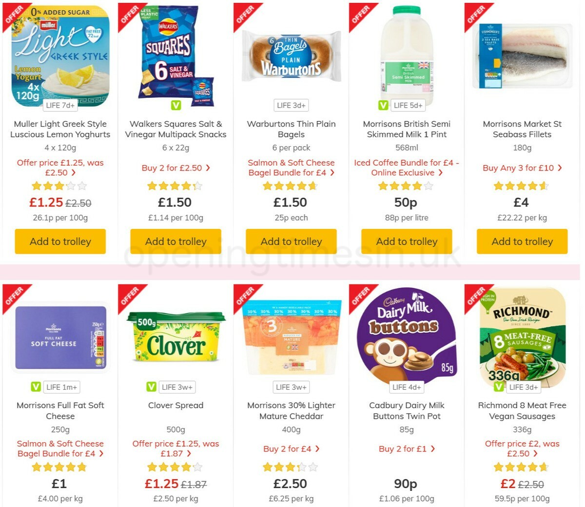 Morrisons Offers from 18 May