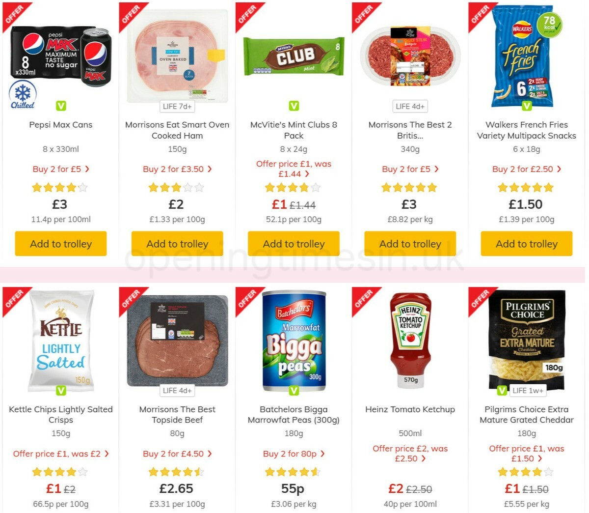 Morrisons Offers from 18 May