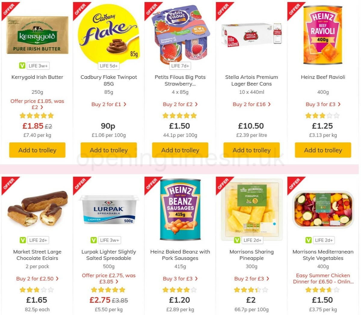 Morrisons Offers from 18 May