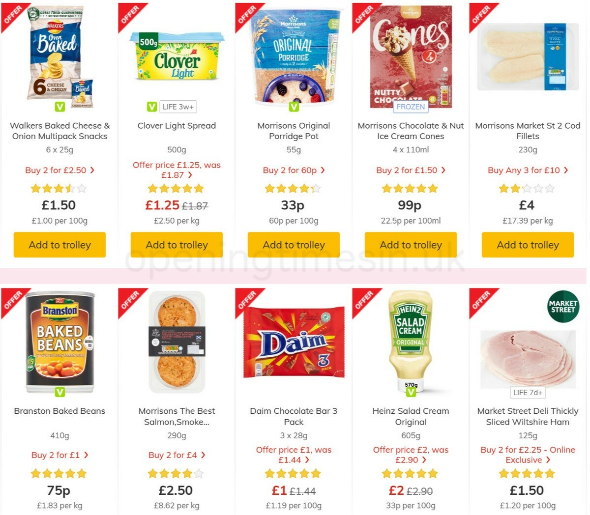 Morrisons Offers from 18 May