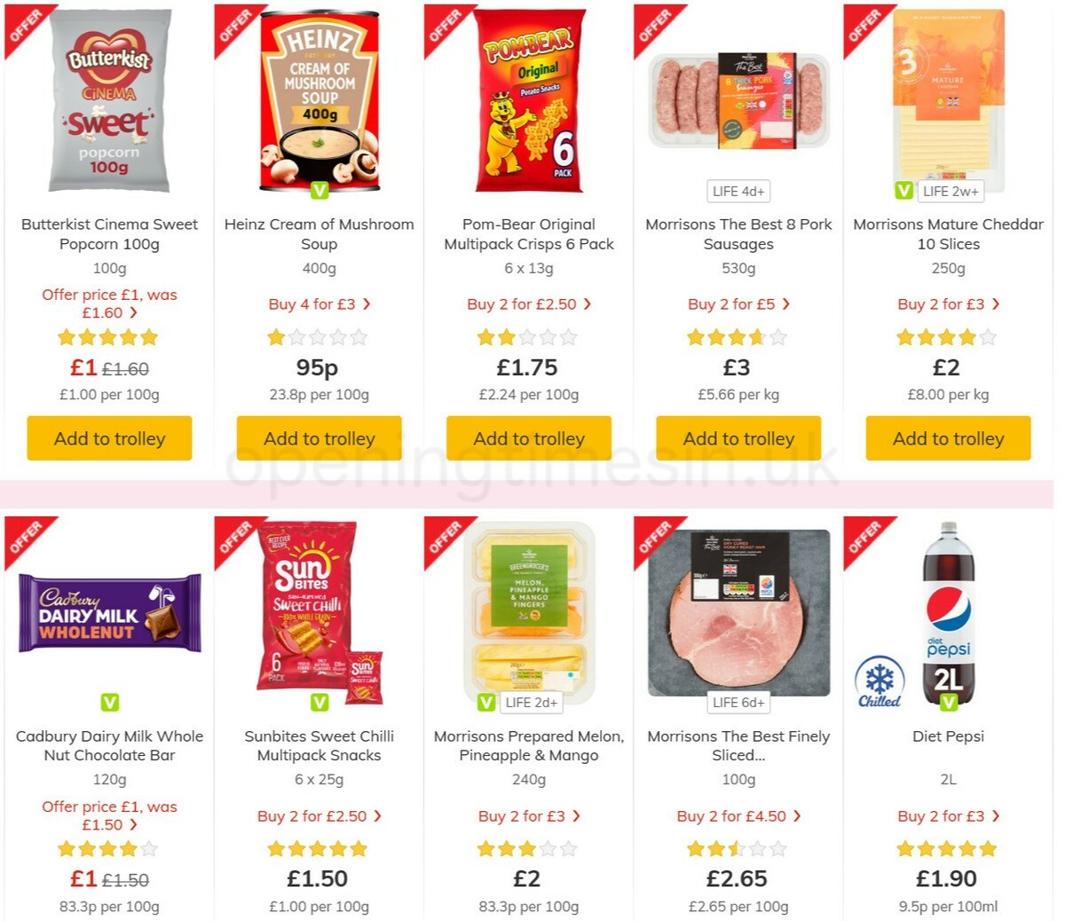 Morrisons Offers from 18 May