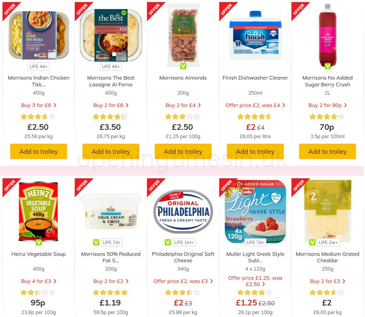 Morrisons Offers from 18 May