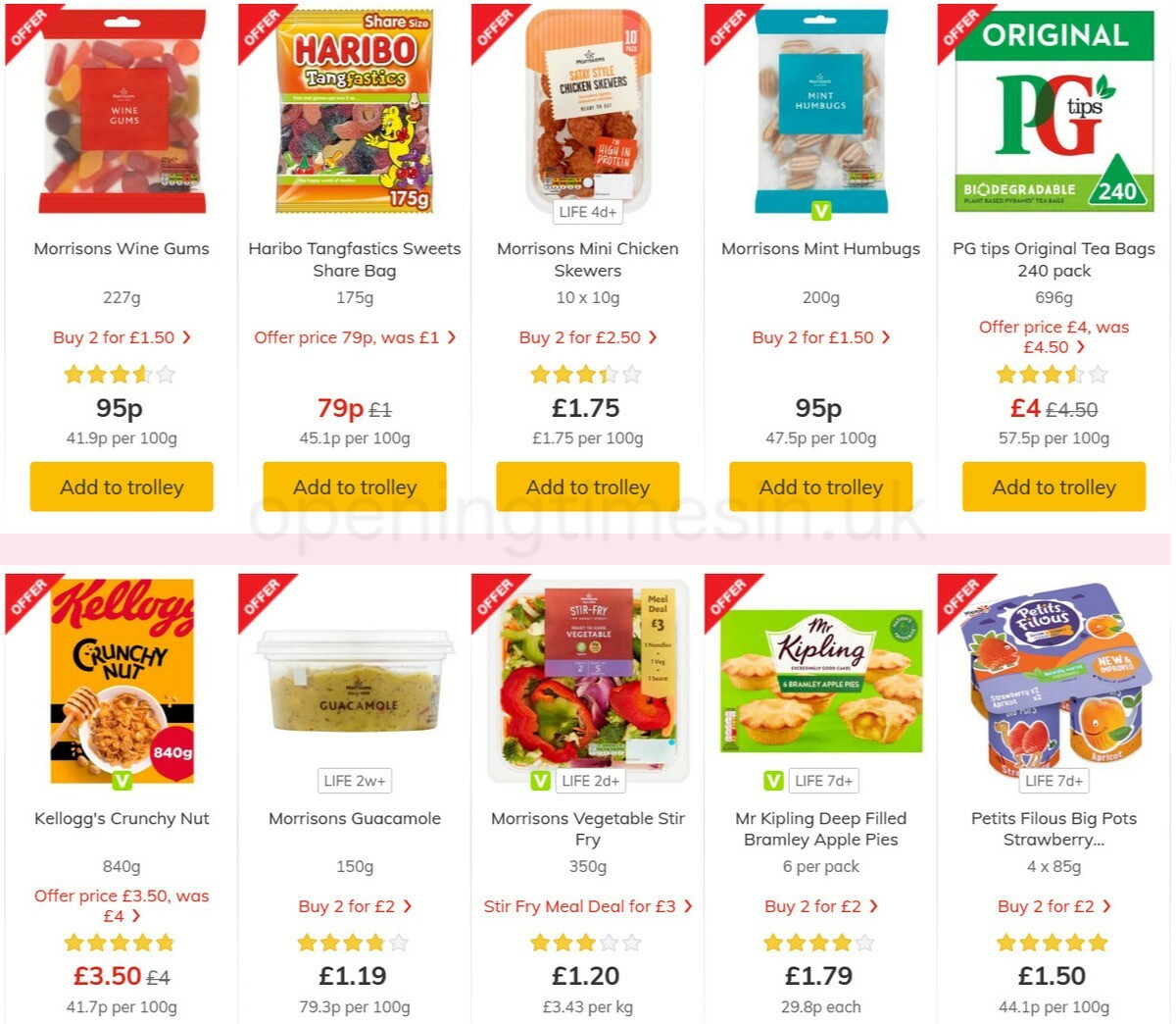 Morrisons Offers from 18 May