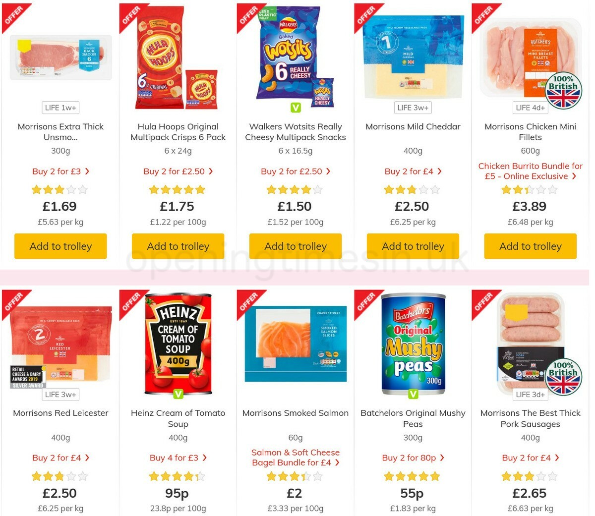 Morrisons Offers from 18 May