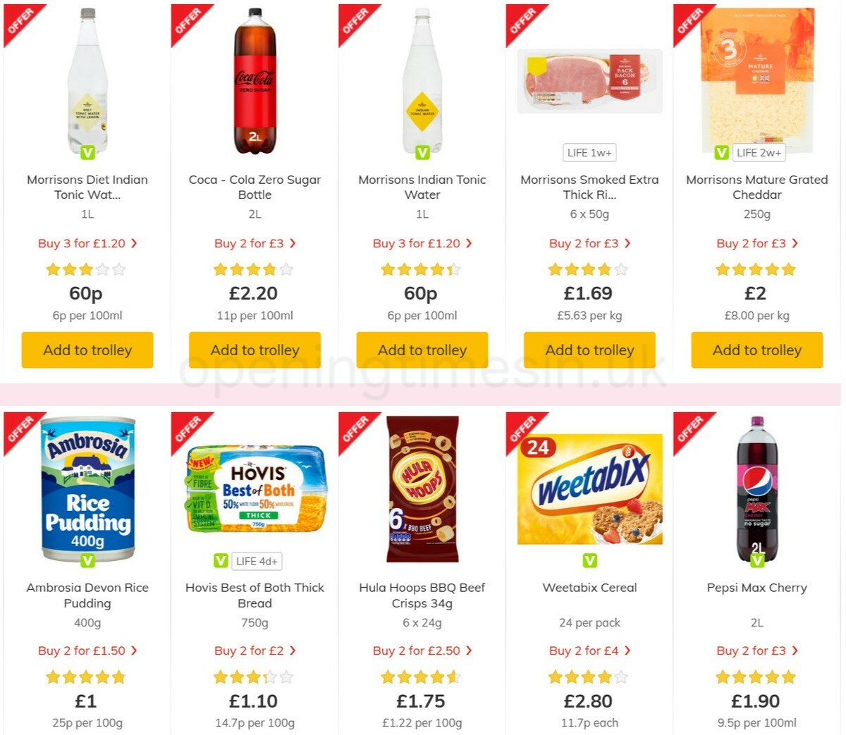 Morrisons Offers from 18 May