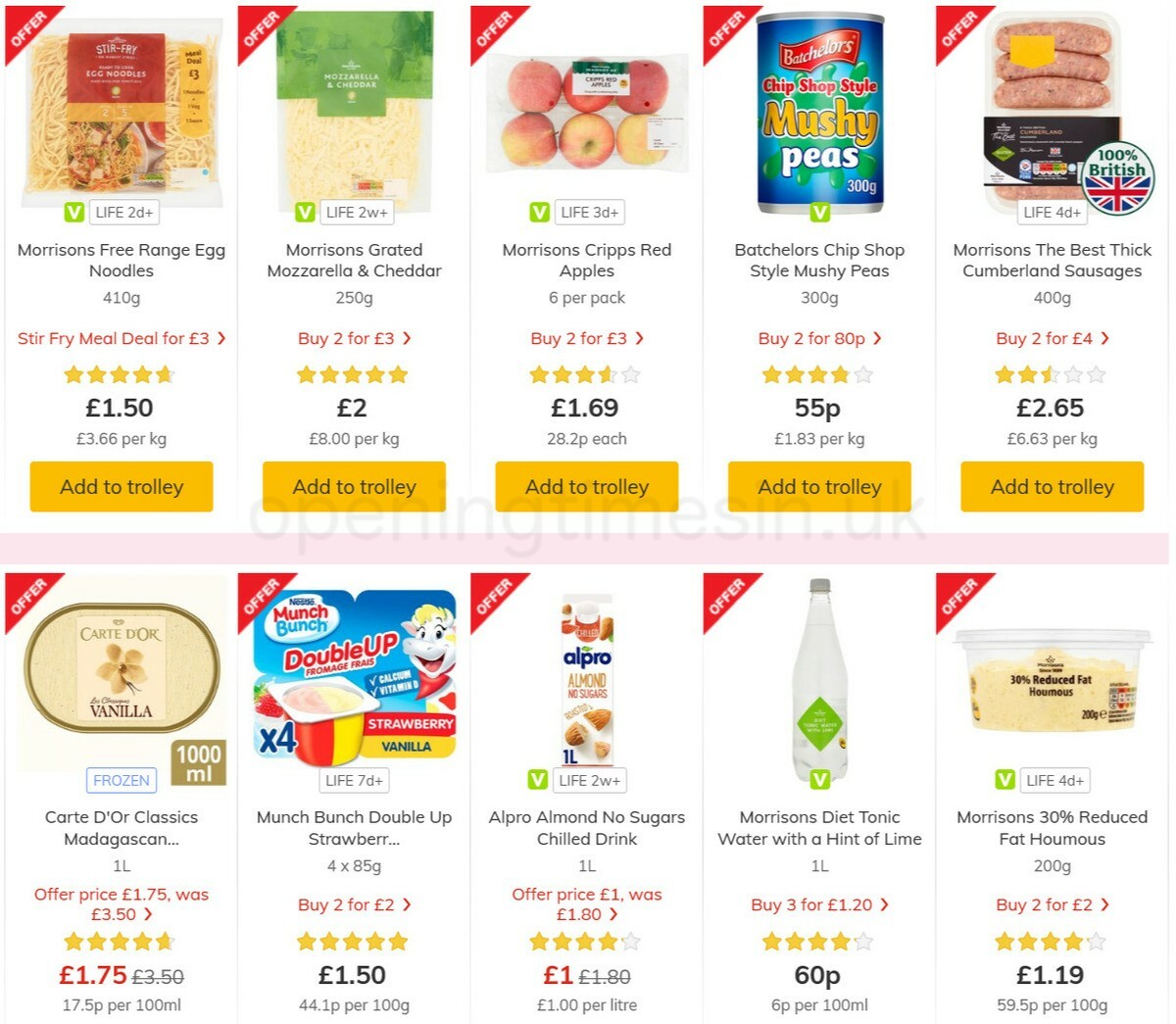 Morrisons Offers from 18 May