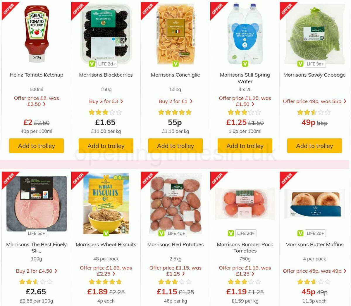 Morrisons Offers from 29 June