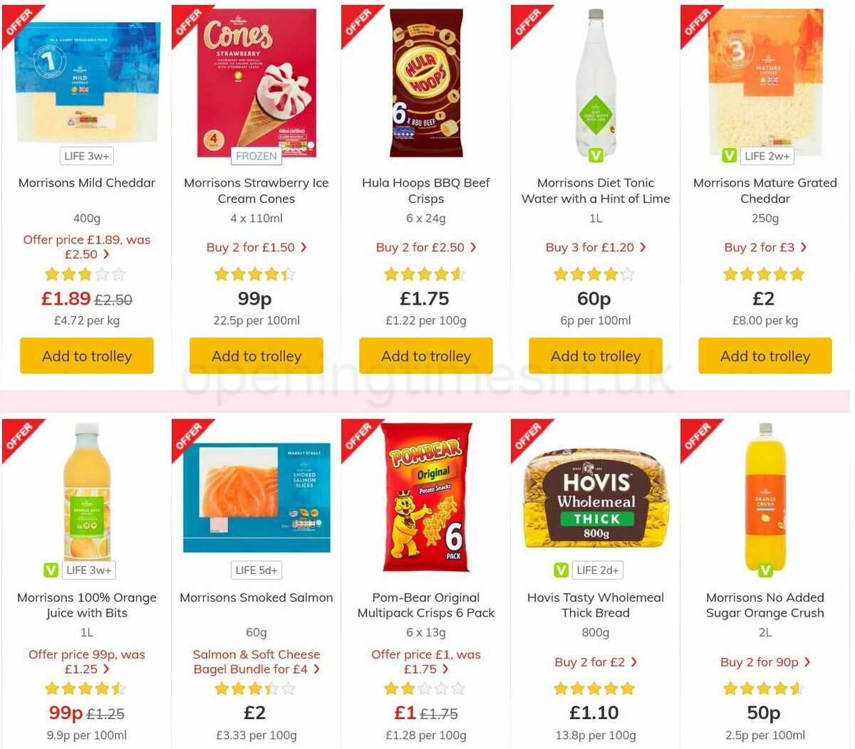 Morrisons Offers from 29 June