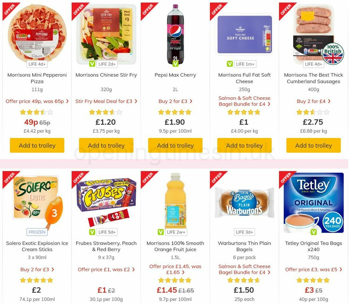 Morrisons Offers from 29 June