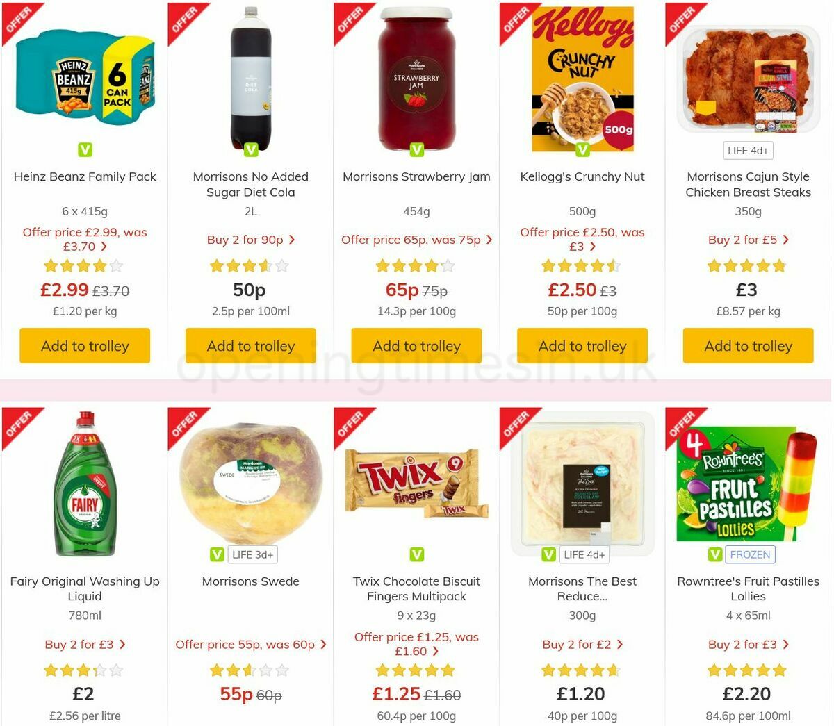 Morrisons Offers from 29 June