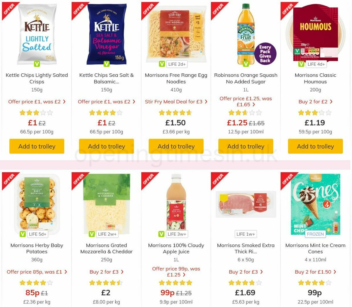 Morrisons Offers from 29 June