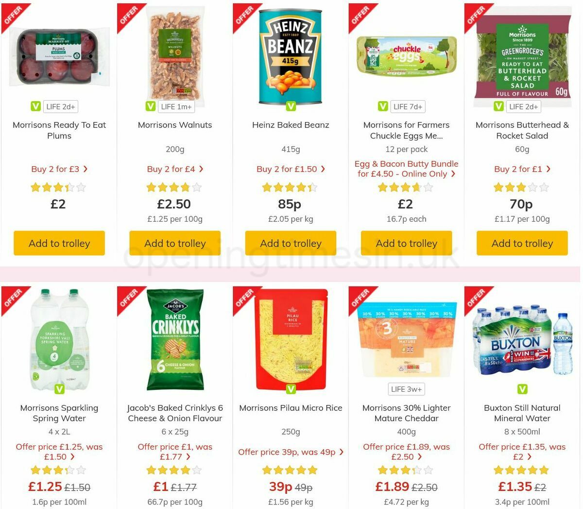 Morrisons Offers from 29 June