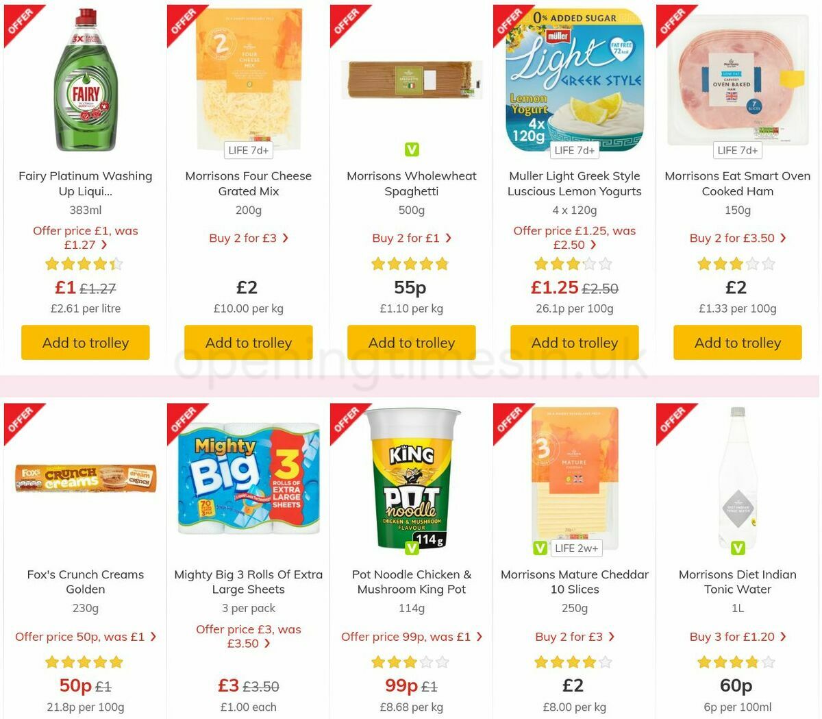 Morrisons Offers from 29 June