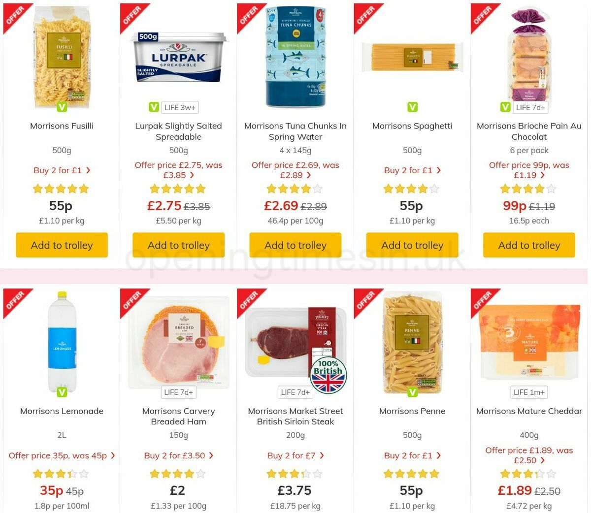 Morrisons Offers from 29 June