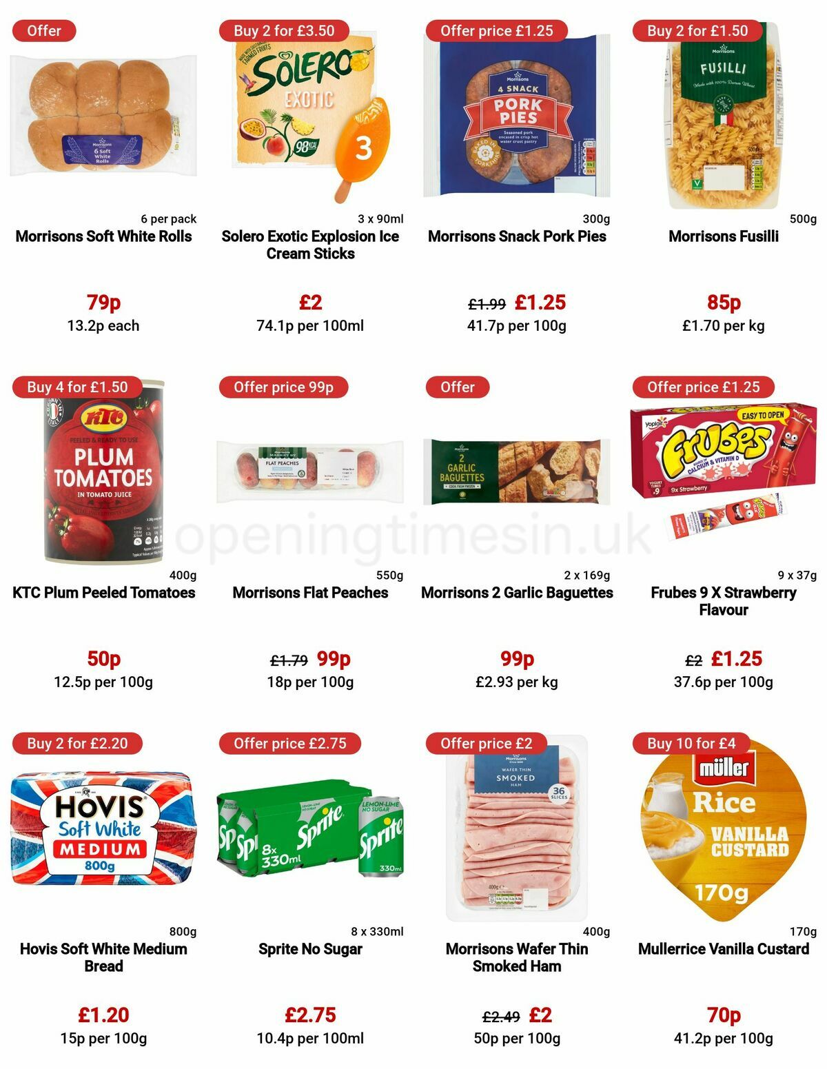 Morrisons Offers from 12 July