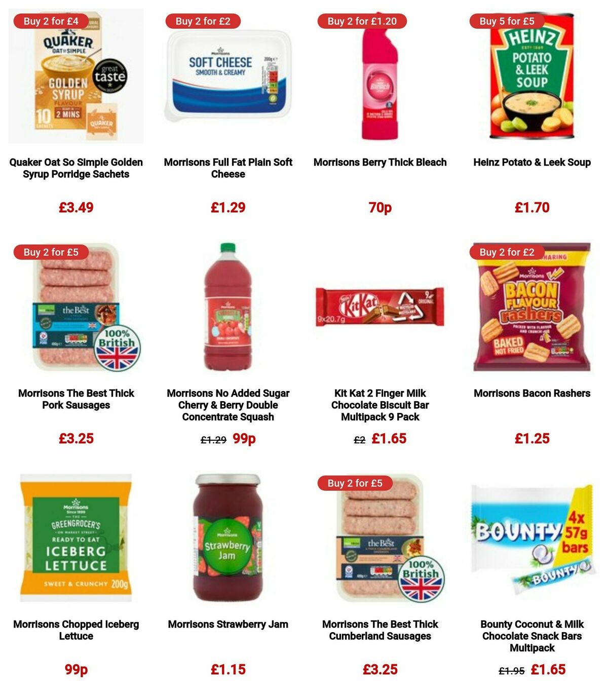 Morrisons Offers from 2 January