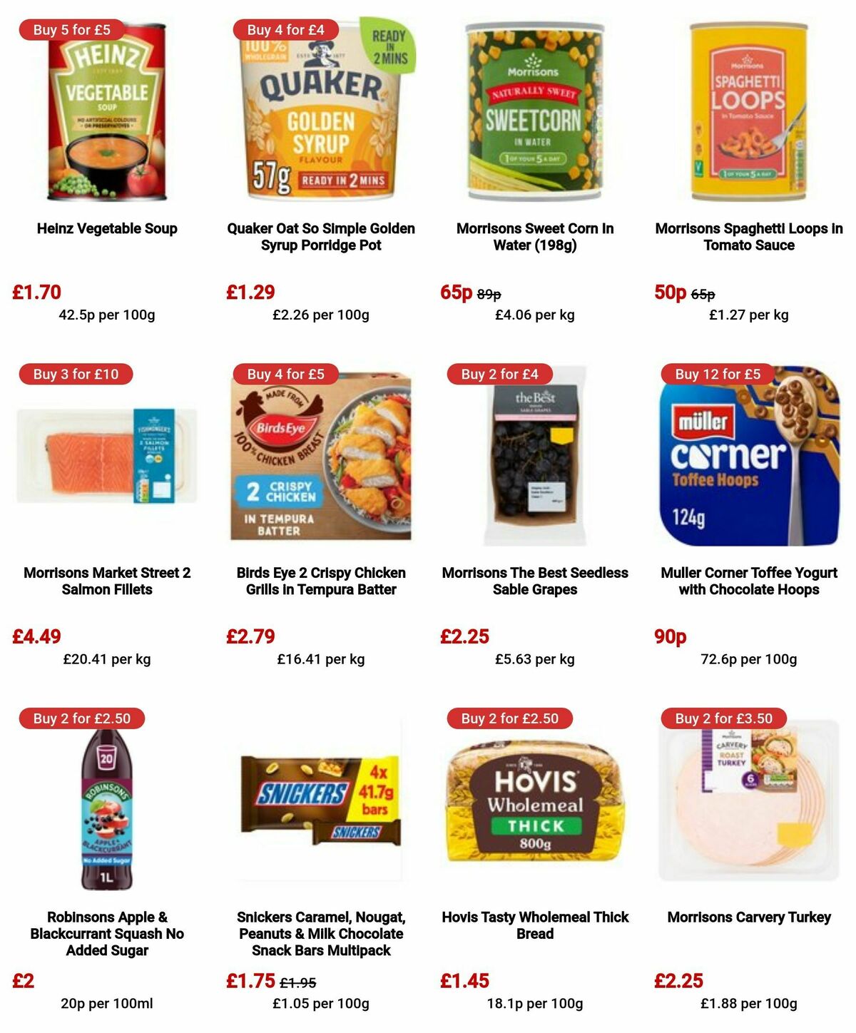 Morrisons Offers from 9 April