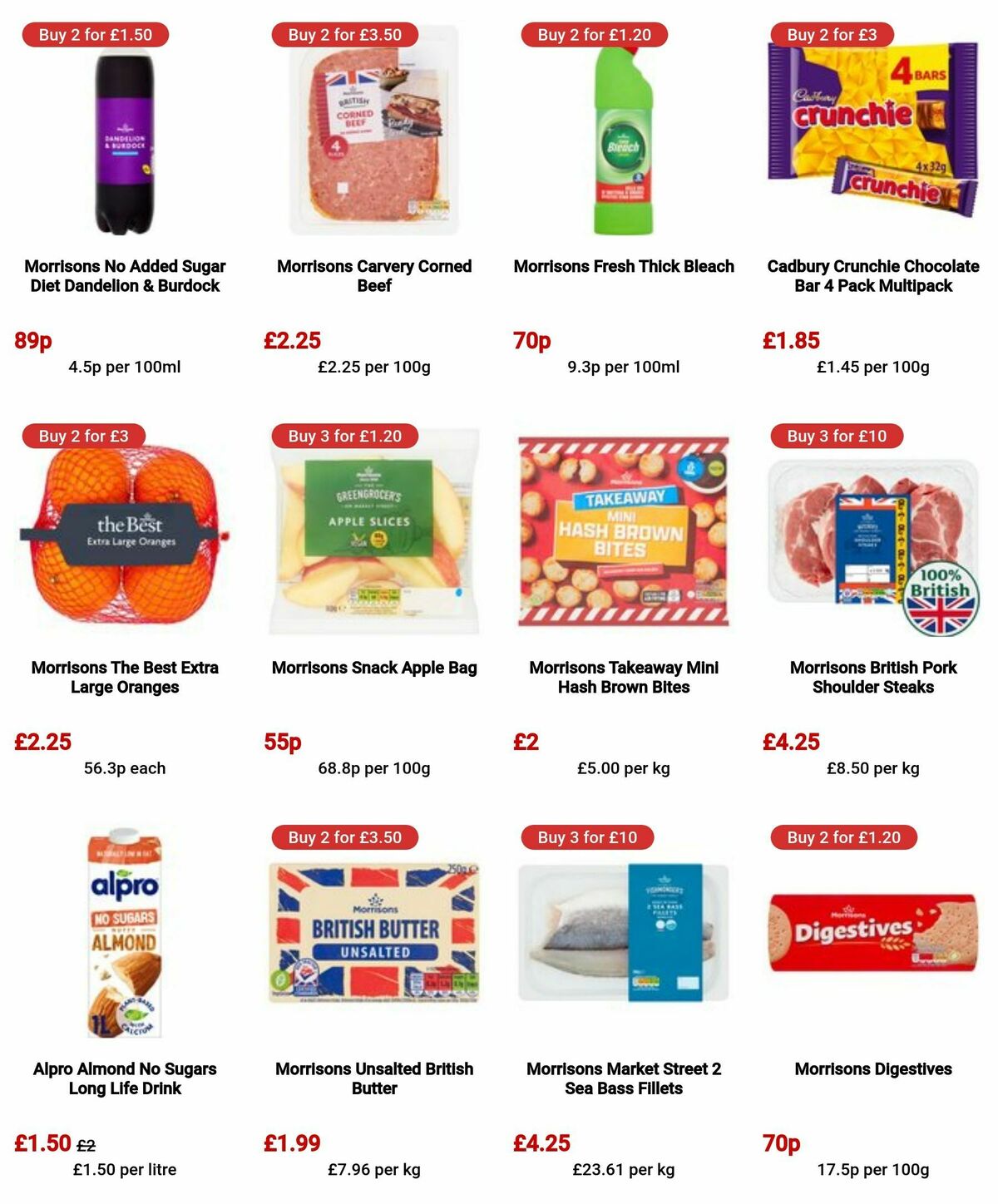 Morrisons Offers from 23 April