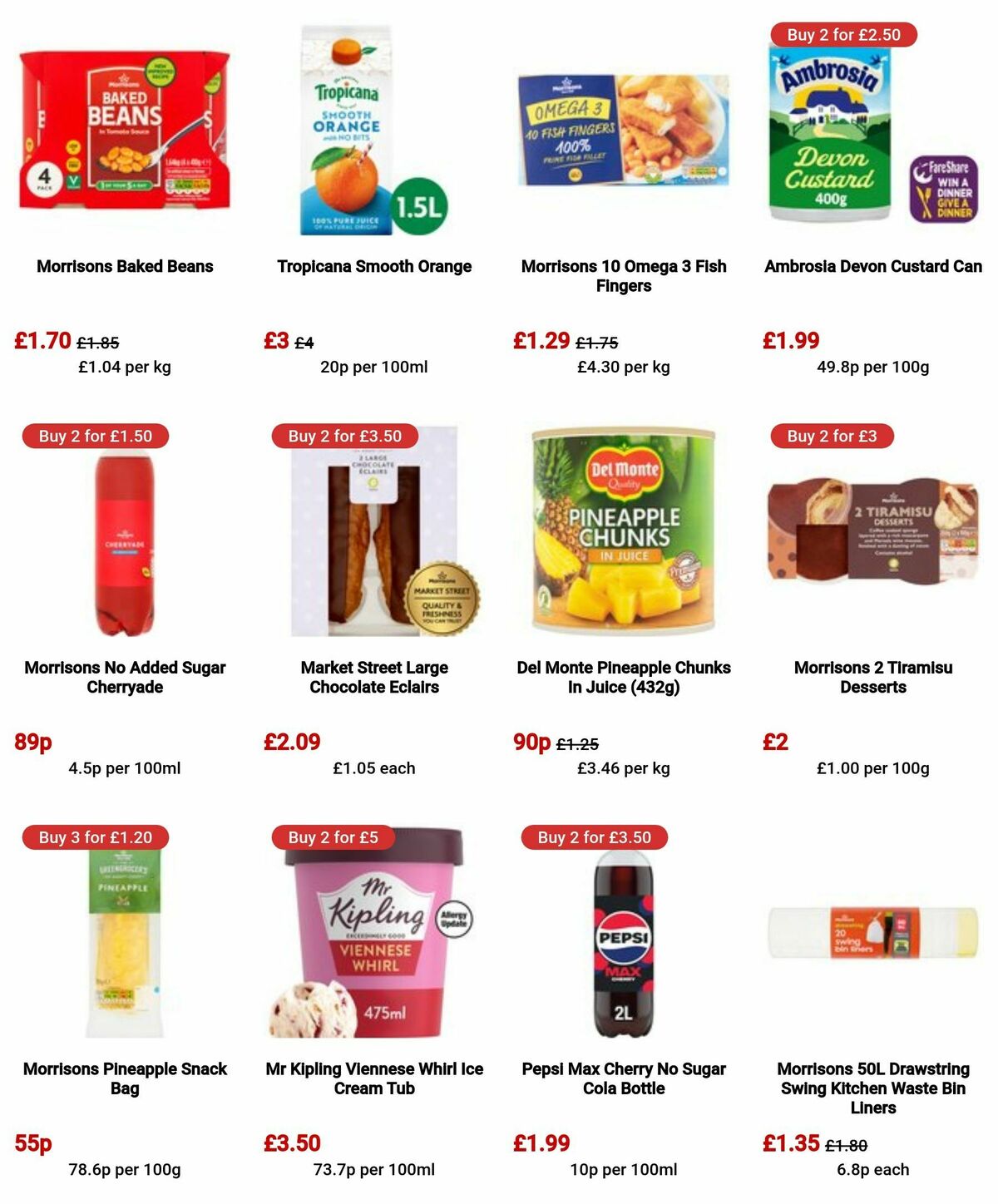 Morrisons Offers from 23 April