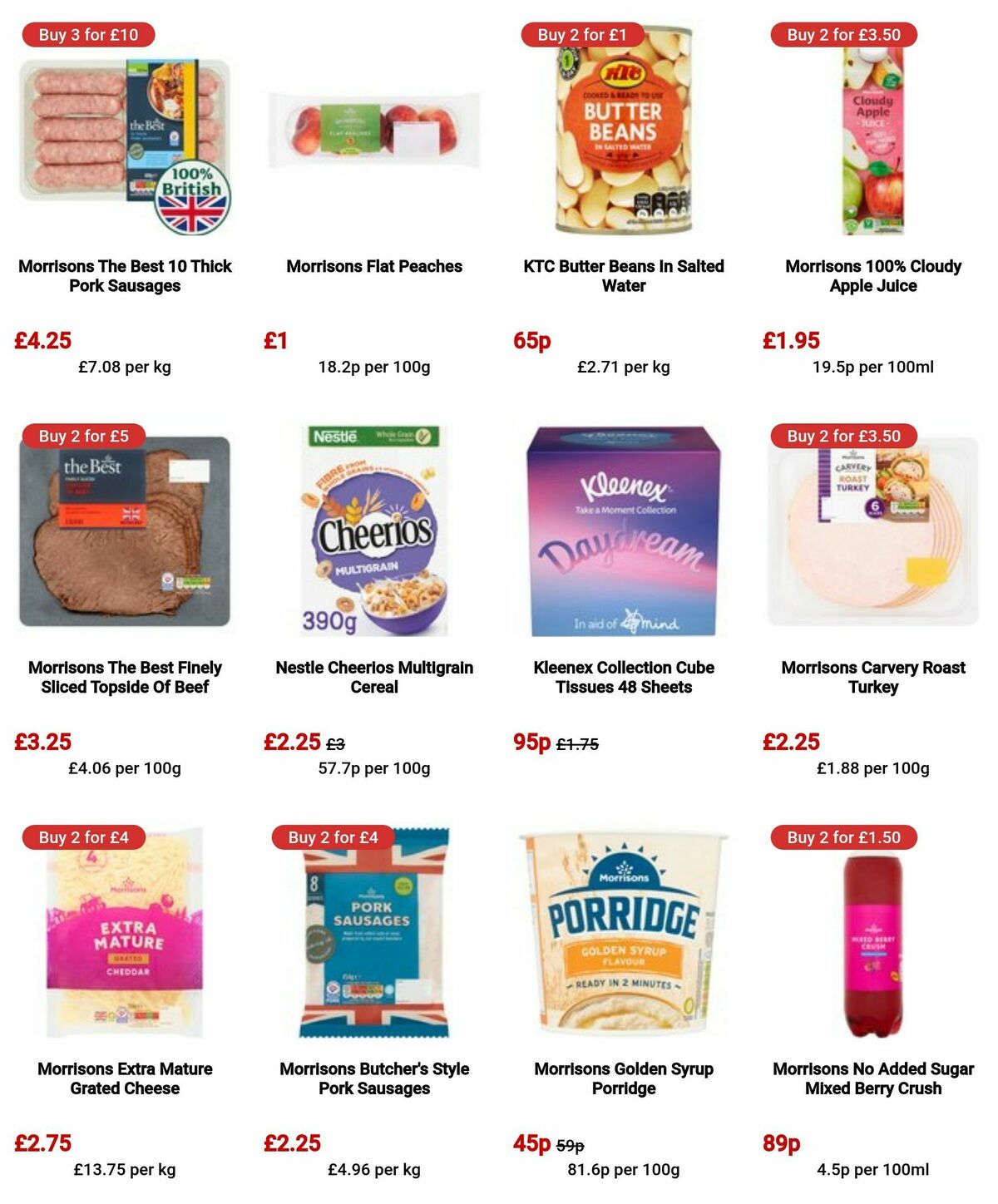 Morrisons Offers from 25 June