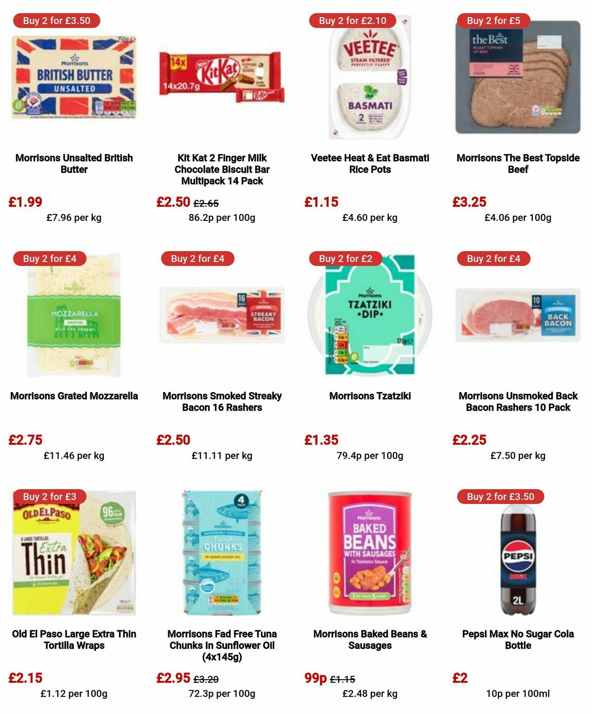 Morrisons Offers from 25 June