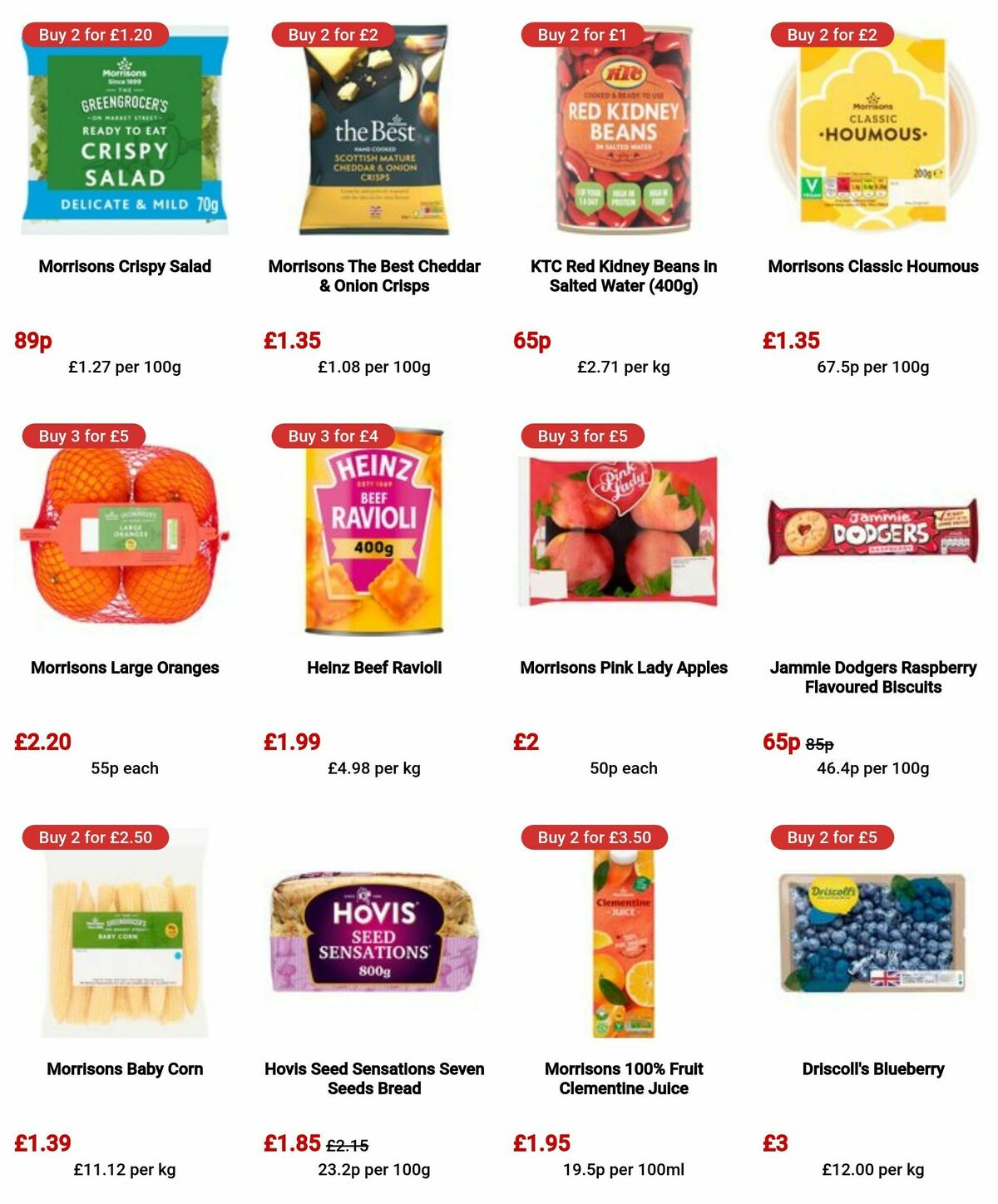 Morrisons Offers from 25 June