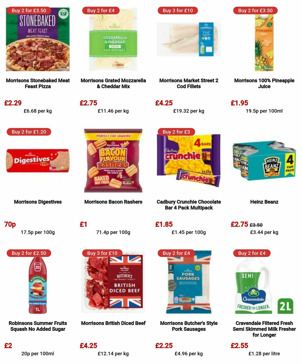 Morrisons Offers from 6 August