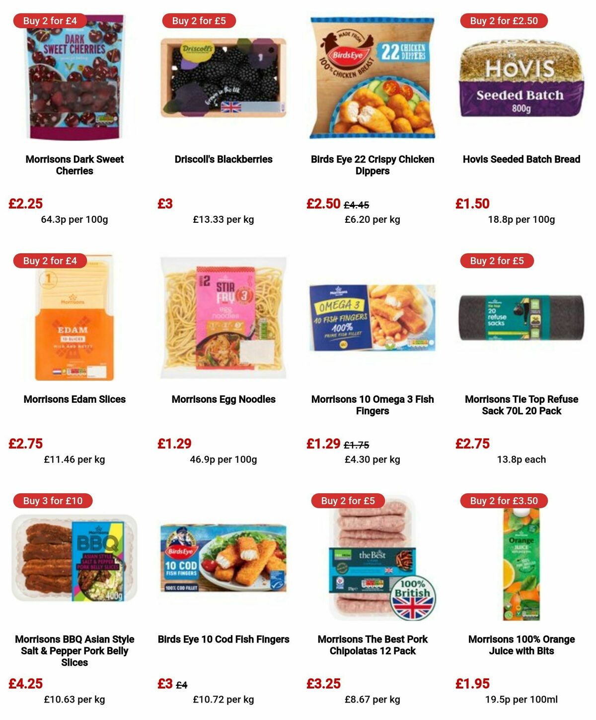 Morrisons Offers from 6 August