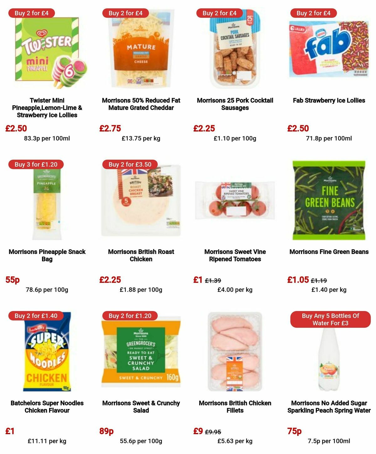 Morrisons Offers from 6 August