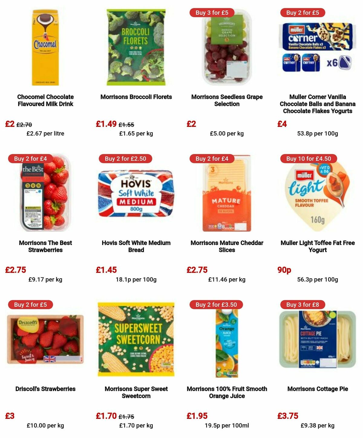 Morrisons Offers from 6 August