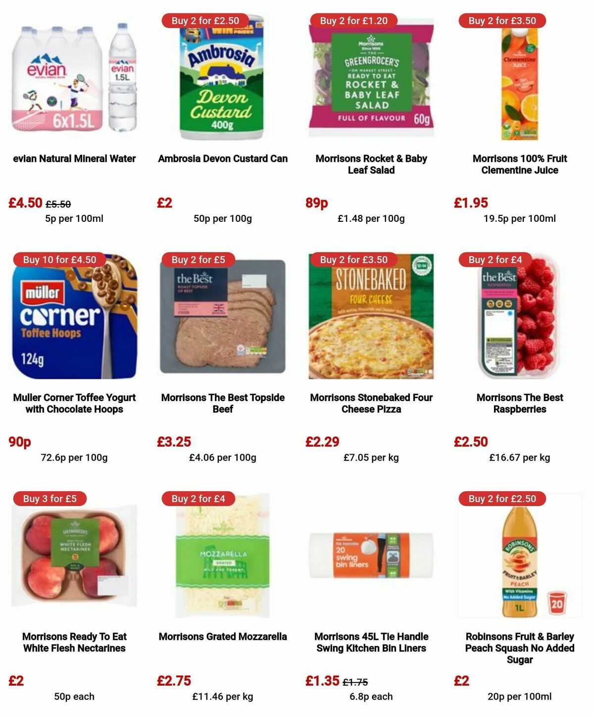 Morrisons Offers from 6 August