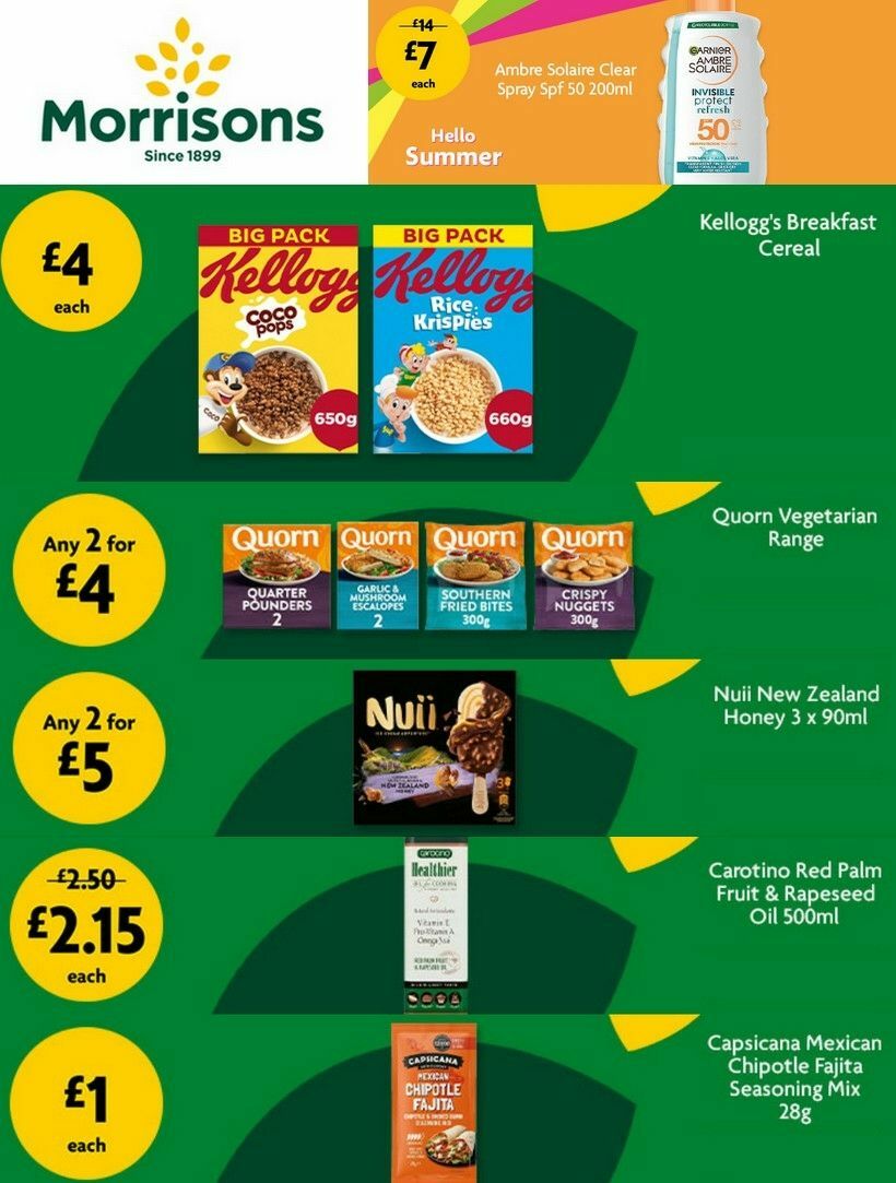 Morrisons Offers from 13 August