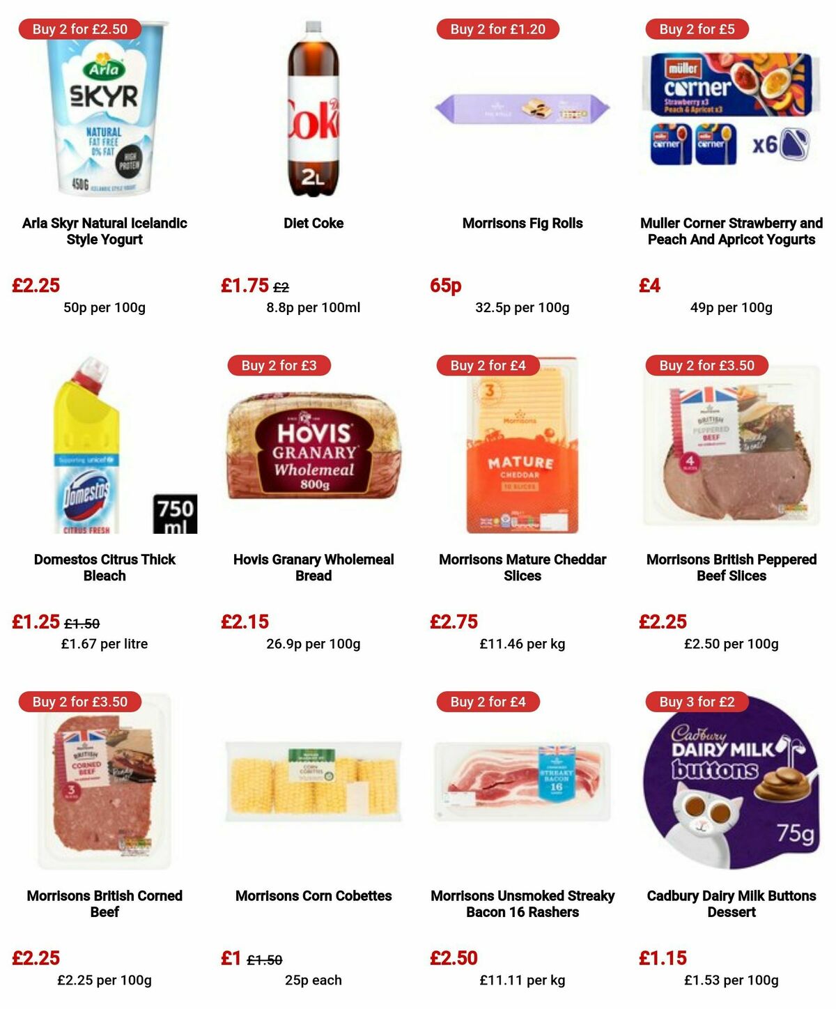 Morrisons Offers from 27 August